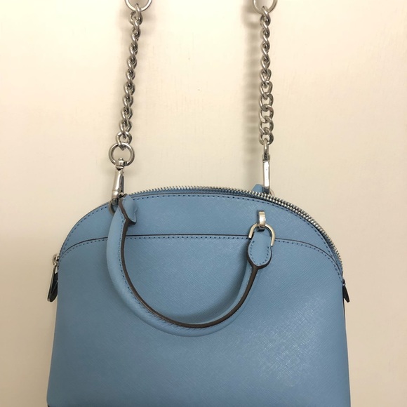 Michael Khors Emmy Small Cross Body Bag Sky Blue - Picture 5 of 8